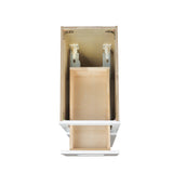 White Shaker base kitchen cabinet 18W x 24D x 34.5H