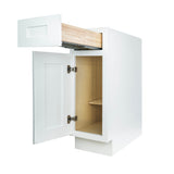 White Shaker base kitchen cabinet 12W x 24D x 34.5H