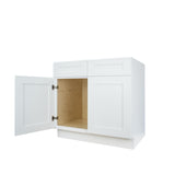 White Shaker vanity sink kitchen cabinet 36W x 21D x 34.5H