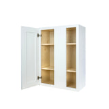 White Shaker wall blind corner kitchen cabinet 24W x 12D x 42H