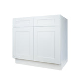 White Shaker base kitchen cabinet 42W x 24D x 34.5H