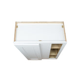 White Shaker wall blind corner kitchen cabinet 30W x 12D x 42H