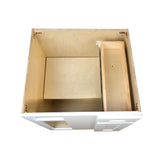 White Shaker blind base corner kitchen cabinet 36W x 24D x 34.5H