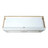 White Shaker wall kitchen cabinet 33W x 12D x 15H