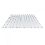Corrugated Polycarbonate Roofing Sheet - Clear - 1/16" x 33" x 96"