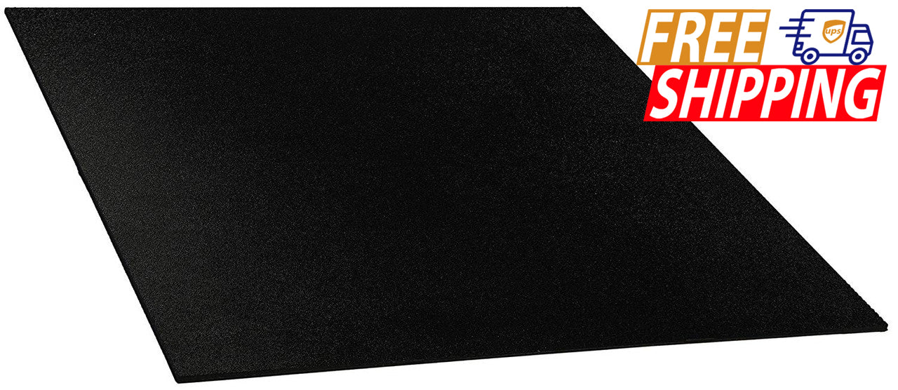 ABS Sheet - Black - 1/4 inch thick