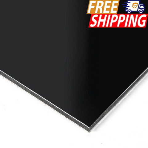 Whole ACM Sign Panel - Black Matte - 1/8 inch thick