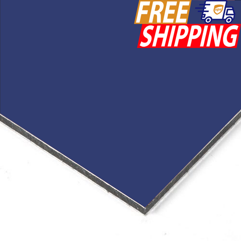 ACM Sign Panel - Blue - 1/8 inch thick