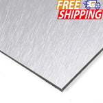 Whole ACM Sign Panel - Brushed Silver - 1/4 inch thick