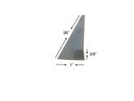 Twinwall Aluminum U Channels - 8mm x 96"