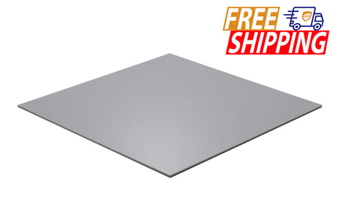 Whole Acrylic Sheet - Grey Opaque - 1/8 inch thick