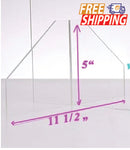 Acrylic Stand for Sneeze guard 11.5"x5“