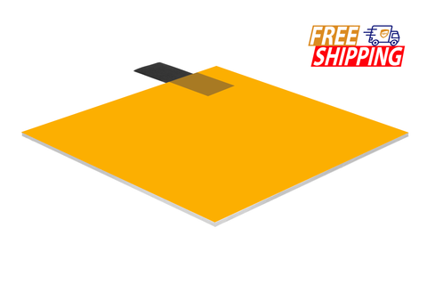 Acrylic Sheet - Orange Fluorescent - 1/4 inch thick