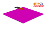 Acrylic Sheet - Red-Pink Fluorescent - 1/4 inch thick