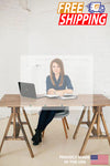COVID-19 - Protective Panel - with 4 mounting holes | Plexiglass  sneeze guard
