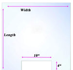 COVID-19  - Plexiglass  Protective PANELS  sheet for glueing/driling on the front of the table / without stands | Sneeze guard