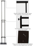 COVID-19 - Protective Large Stand - with Floor Stand and Plexiglass (60" or 70") sneeze guard