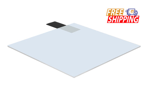 Whole Acrylic Sheet - White Translucent 32% - 1/4 inch thick