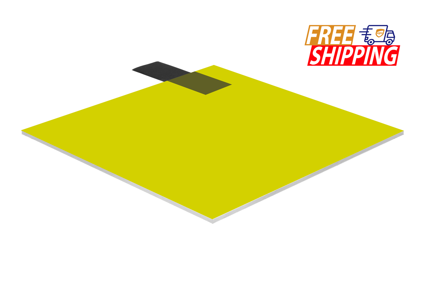 Acrylic Sheet - Yellow Transparent - 1/8 inch thick
