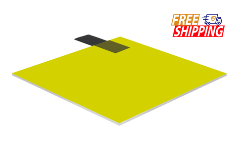 Acrylic Sheet - Yellow Transparent - 1/8 inch thick